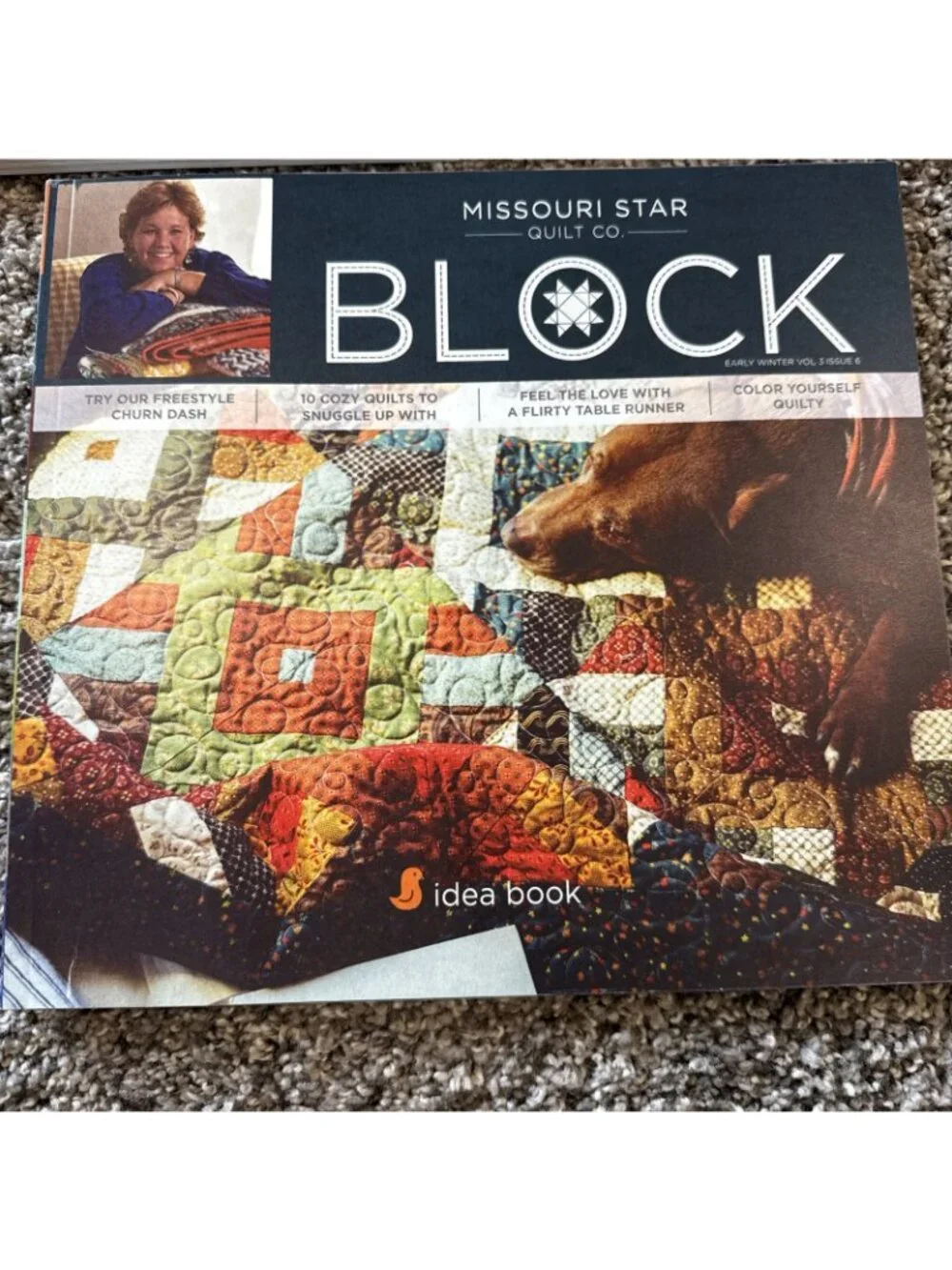 Missouri Star Quilt Co Block Magazine 2016 Vol 3 Issues 1, 3 & 6 Harmony Idea